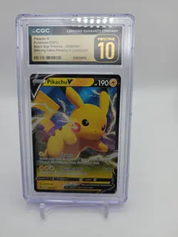 Pokemon Pikachu SWSH061 – Black Star Promo – CGC Pristine 10 – Ultra High Grade - Image 3