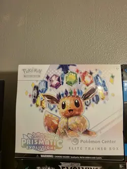 Pokemon Center ETB Prismatic Evolutions Stamped SEALED - Image 1