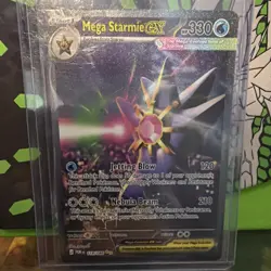Mega Starmie EX Pokemon TCG XY Holo Water HP 330 Jetting Blow Nebula Beam - Image 1
