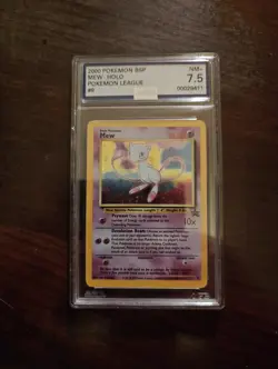 Mew Black Star Promo #9 (2000) Pokemon League Holo AGS 7.5 - Image 1