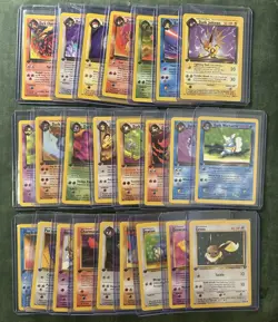 1999 Pokemon Team Rocket 1st Edition Complete Uncommon & Common Set #s 32-82 - Image 1