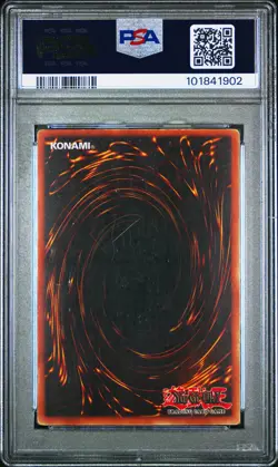 2002 YU-GI-OH! LOB-LEGEND OF BLUE EYES WHITE DRAGON #000 TRI-HORNED DRAGON PSA 1 - Image 2