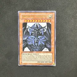 Yugioh Obelisk the Tormentor JUMP-EN037 - Ultra Rare - Limited Ed Moderate Play - Image 1