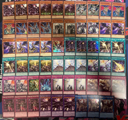 YUGIOH - DARKLORD DECK - CONDEMNED, THE SANCTIFIED, SUPERBIA, UKOBACK, INVINCIL - Image 1