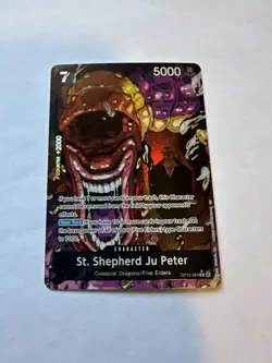 St. Shepherd JuPeter Alt Art OP13-084 Carrying On His Will One Piece TCG Eng IC - Image 1