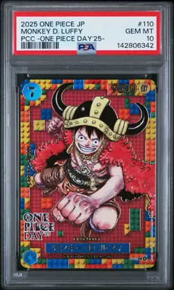 2025 ONE PIECE JPN PREMIUM COLLECTION ONE PIECE DAY'25 MONKEY D. LUFFY PSA 10 - Image 1