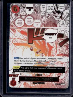 2025 One Piece Honesty Impact Rare Alternative Art #OP11-018 - Image 1