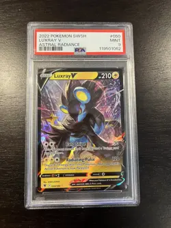 Luxray V 2022 Pokemon Sword Shield Astral Radiance SWSH #050 PSA 9 MINT - Image 1