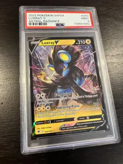 Luxray V 2022 Pokemon Sword Shield Astral Radiance SWSH #050 PSA 9 MINT - Image 2