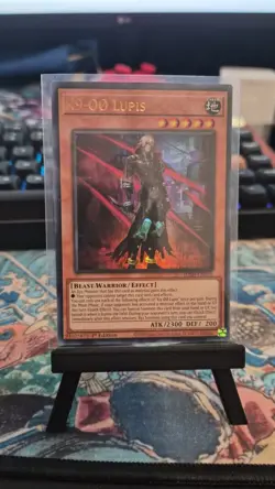 3 x Yugioh K9-00 Lupis JUSH-EN034 Ultra Rare 1st Ed Near Mint - Image 1