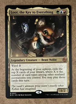 Loot, the Key to Everything - Outlaws Of Thunder Junction The Big Score - NM MTG - Image 1