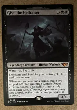 Gisa, the Hellraiser - Outlaws of Thunder Junction - NM MTG - Image 1