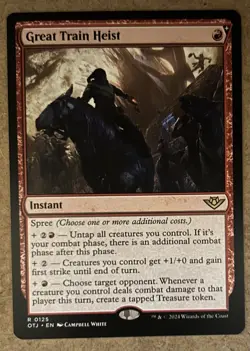 Great Train Heist - Outlaws of Thunder Junction - NM MTG - Image 1