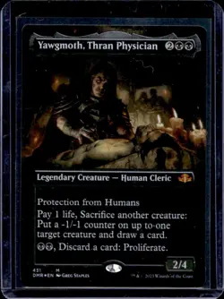 2023 Magic MTG Dominaria Remastered Yawgmoth, Thran Physician #431 - Image 1