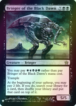 MTG Bringer of the Black Dawn Foil ** The List ** English (NM) - Image 1