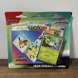 LOT OF 3 - Pokemon TCG Prismatic Evolutions Tech Sticker Collection Leafeon - Image 3