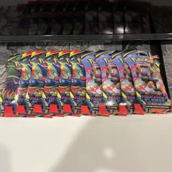10x Pokemon TCG Mega Evolution Phantasmal Flames Sleeve Booster Pack - Image 1