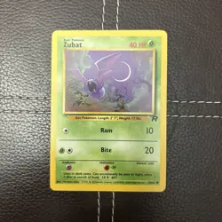 Pokemon TCG - Zubat - 70/82 - Team Rocket - NM Unlimited Common (2000) - Image 1