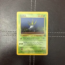 Pokemon TCG - Oddish - 58/64 - Jungle - NM Unlimited Common (1999) - Image 1