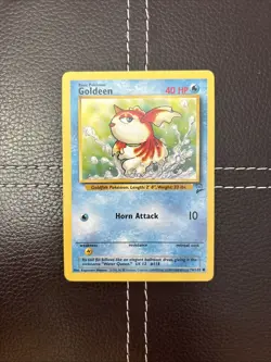 Pokemon TCG - Goldeen - 76/130 - Base Set 2 - NM Common (2000) - Image 1