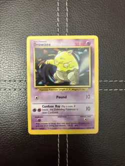 Pokemon TCG - Drowzee - 49/102 - Unlimited Base Set - VLP Common (1999) - Image 1