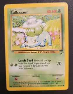 BULBASAUR 67/130 BASE SET 2 POKEMON TCG - Image 1