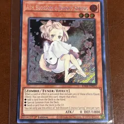 Ash Blossom & Joyous Spring Secret Rare RA01-EN008 Yugioh - Image 1
