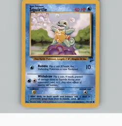 SQUIRTLE 93/130 C BASE SET 2 POKEMON NM - Image 1