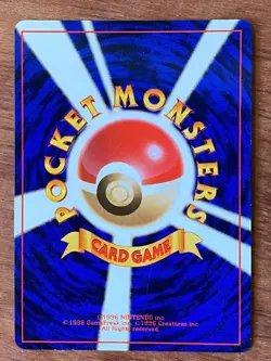 NM Koga's Beedrill Pokemon Card Japanese No.015 Gym 2 Vintage Holo Old Back 1999 - Image 4
