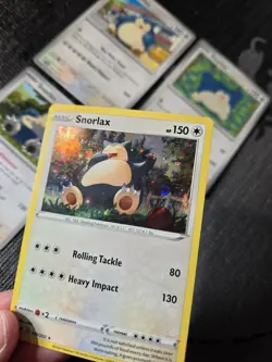 4 x Snorlax Pokemon Card Lot - Image 2