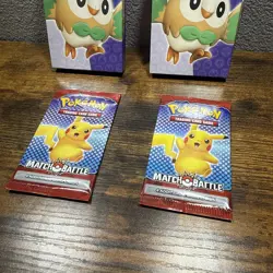 *RARE* Vintage 2000s Pokemon X McDonald’s Match Attack Booster Pack Promo Bundle - Image 3