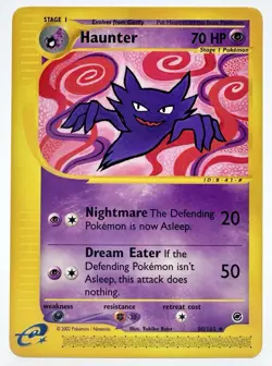 2002 Pokemon Expedition Base Set Uncommon - Haunter 080/165 - Image 1