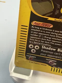 2003 Aquapolis Umbreon Holo Foil H29/H32 WOTC E-Reader Pokemon Vintage - Image 5