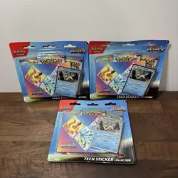 LOT OF 3 - Pokemon TCG Prismatic Evolutions Tech Sticker Collection Glaceon - Image 1
