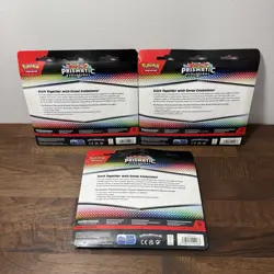 LOT OF 3 - Pokemon TCG Prismatic Evolutions Tech Sticker Collection Glaceon - Image 2