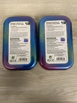 Pokemon TCG Prismatic Evolutions Mini Tin Lot Of 2 Sealed Glaceon & Leafeon - Image 2