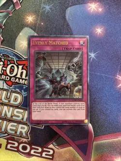 (YCL) Yugioh - Evenly Matched DUPO-EN099 1st Edition Ultra Rare VLP - Image 1