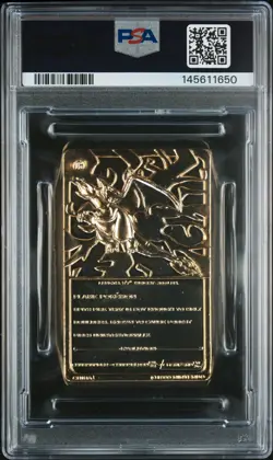 1999 BURGER KING POKEMON GOLD CARDS CHARIZARD PSA 8 - Image 2