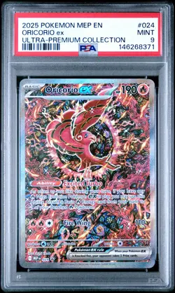 2025 POKEMON MEP PROMO ULTRA-PREMIUM COLLECTION #024 ORICORIO EX PSA 9 - Image 1