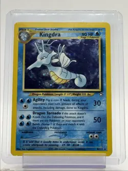 KINGDRA 2000 POKEMON NEO GENESIS HOLO RARE 8/11 Q6859 - Image 1