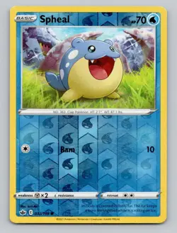 Reverse Holo Spheal 037/198 Common Chilling Reign Pokemon - Image 1