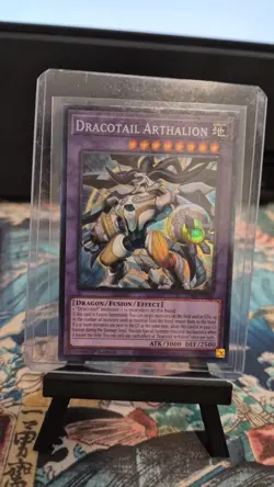 Yugioh Dracotail Arthalion JUSH-EN006 Collector's Rare 1st Edition NM - Image 1