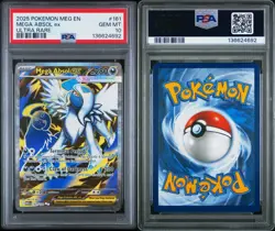 2025 POKEMON MEG EN-MEGA EVOLUTION ULTRA RARE #161 MEGA ABSOL EX PSA 10 - Image 1