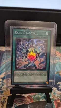 yugioh rahu dracotail collector's rare jush-en009 jush - Image 1