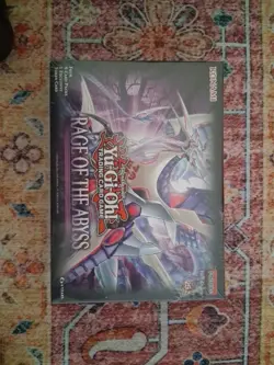 Yugioh Rage Of The Abyss 1s Edition English 4 Pack 9 Card Box Factory Sealed New - Image 1