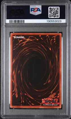 2002 YU-GI-OH! LEGEND OF BLUE EYES WHITE DRAGON 1ST EDITION POT OF GREED PSA 7 - Image 2