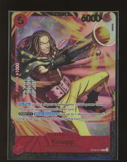 2025 ONE PIECE PROMOS #013 YASOPP OFFICIAL EVENT TOP PRIZE Sealed - Image 1