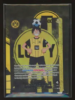 2025 ONE PIECE PROMOS BVB X ONE PIECE MATCH DAY 2025 003 MONKEY D. LUFFY SEALED - Image 1