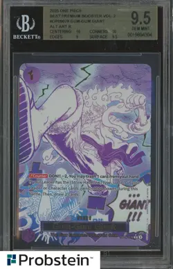 2025 One Piece Best Premium Bstr V.2 OP09078 Gum-Gum Giant BGS 9.5 GEM MINT - Image 1