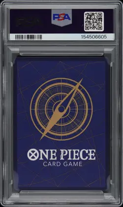 2025 ONE PIECE OP13-CARRYING ON HIS WILL 3RD ANNIVERSARY-GOLD #004 SHANKS PSA 10 - Image 2